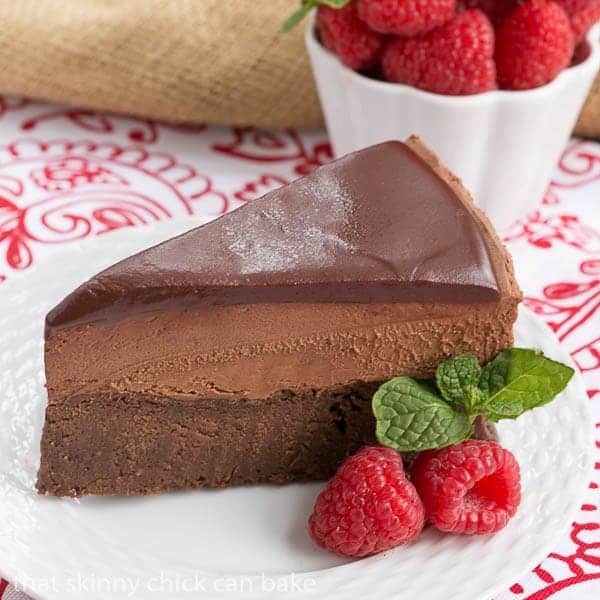 Frozen Chocolate Mousse Cake (Gluten Free)