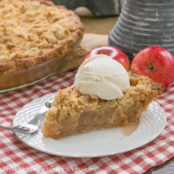 Dutch Apple Pie | Cinnamon spiced apples in a pastry shell with a streusel topping