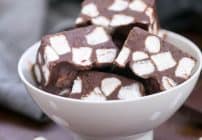 Chocolate Marshmallow Fudge Only 3 ingredients and a few minutes to have a batch of super rich, delicious fudge!