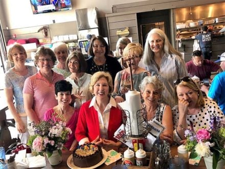 Pam's birthday gathering 2019.