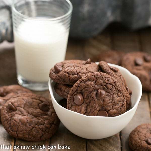 Triple Chocolate Cookies | The epitome of chocolate decadence in a small package!