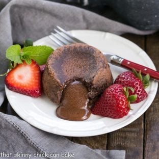 Classic Lava Cakes Recipe | Individual Chocolate Cakes filled with molten chocolate "lava."