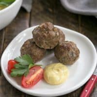 Grilled Beef Meatballs with Indian Yogurt Sauce featured image