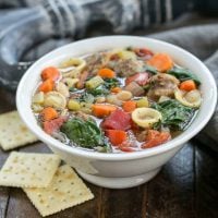 Italian Sausage and Pasta Soup | An easy, comforting meal!