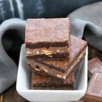 Symphony Toffee Brownies in a small square bowl