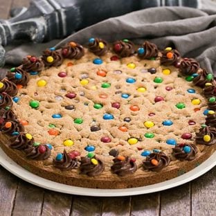 Chocolate Chip cookie cake featured image