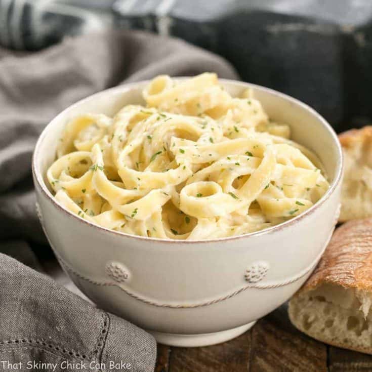 Light Fettuccine Alfredo Recipe