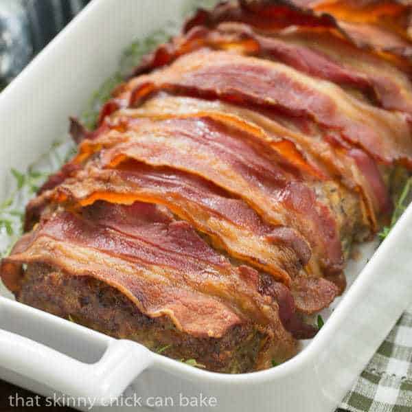 Bacon Topped Meatloaf - Pure comfort food with a retro flavor profile!