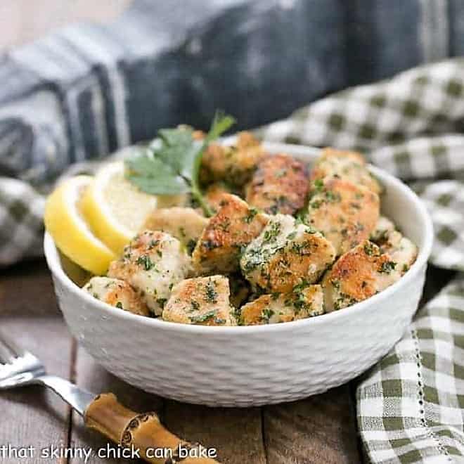 Chicken with Garlic and Parsley | That Skinny Chick Can Bake