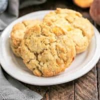 Brown butter peach scones featured image