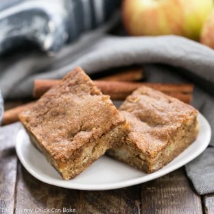 Apple Brownies | Chock full of fruit chunks and spiced with cinnamon