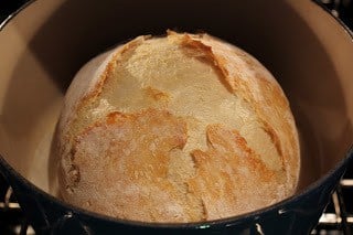 No Knead Bread in a Dutch Oven