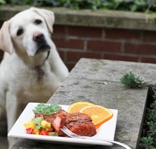 Glazed Salmon with Fruit Salsa