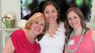 Shelli, Maggie and Molly at the bridal shower