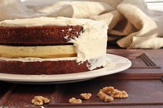 Cheesecake Filled Carrot Cake