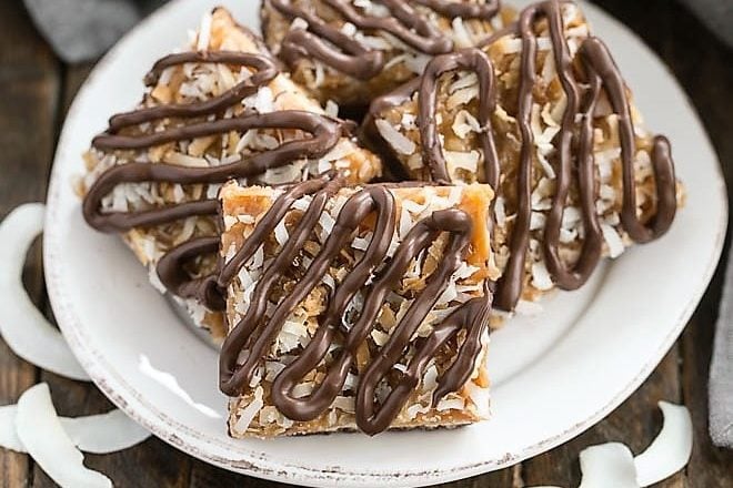 Homemade Samoa Bars featured image