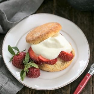 Strawberry Shortcake with White Chocolate Whipped Cream featured image