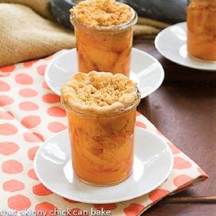Peach crisps in Jars featured image