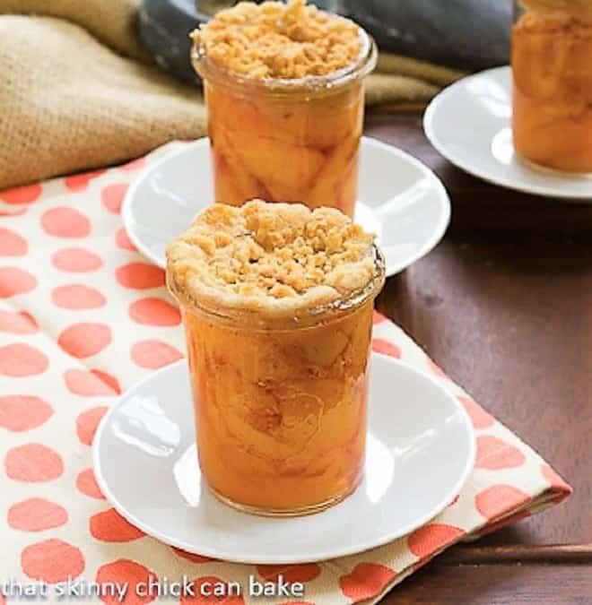 Peach crisps in Jars featured image