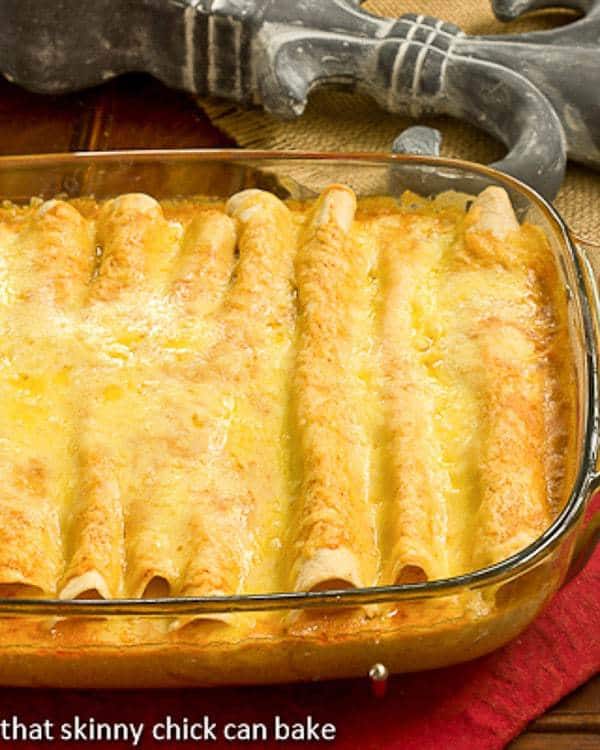 Irresistible, Cheesy Chicken Enchiladas from scratch!