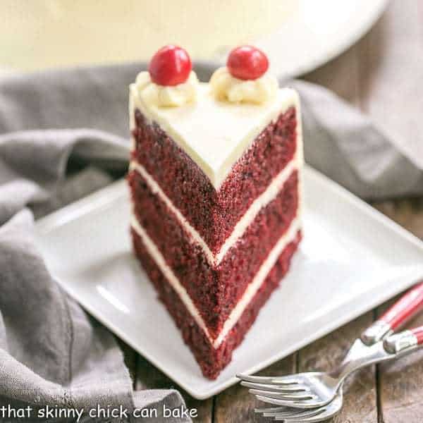 Red Velvet Cake with White Chocolate Cream Cheese Frosting | Triple layered decade