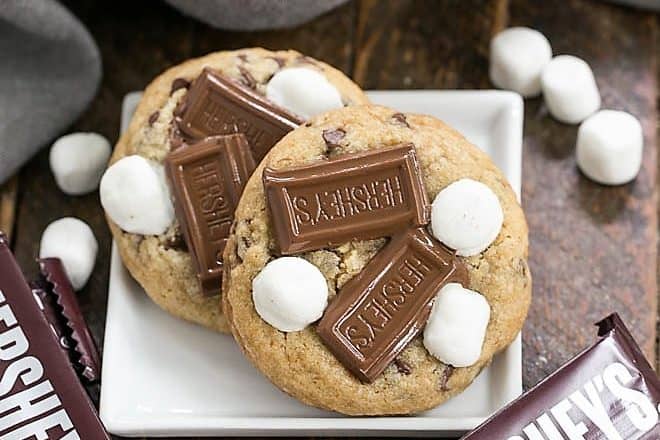 S'mookies AKA Gooey S'mores Cookies featured image