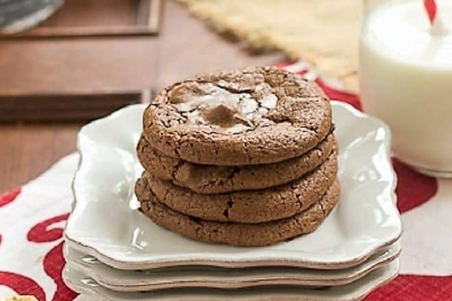Rolo Brownie Cookies - Scrumptious treat with a caramel surprise in the middle