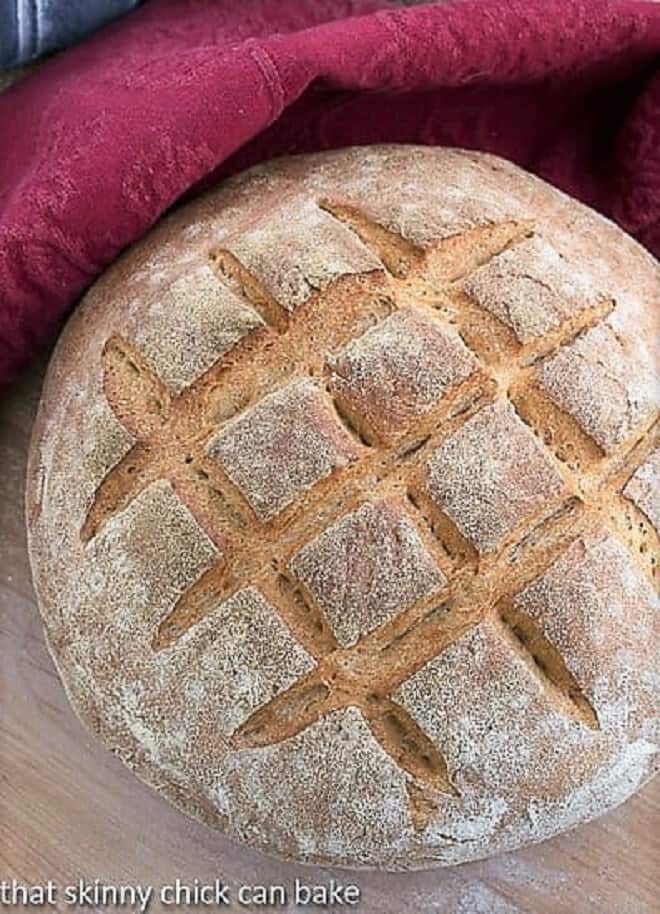 Overhead view of Whole Wheat Country Bread