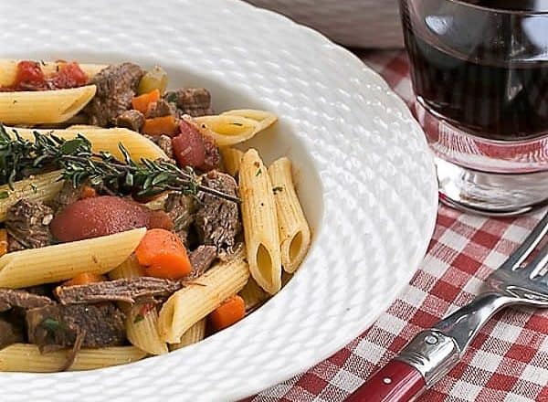 Beef Burgundy Pasta featured image