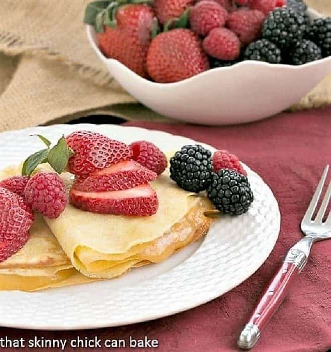 Easy Crepes With Brandy Recipe