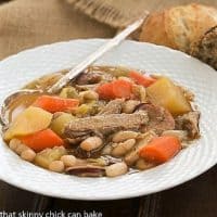 A bowlful of French Garbure Stew