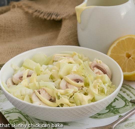 Helene's All White Salad - A French salad made for the Bon Marche department store Helene's All White Salad
