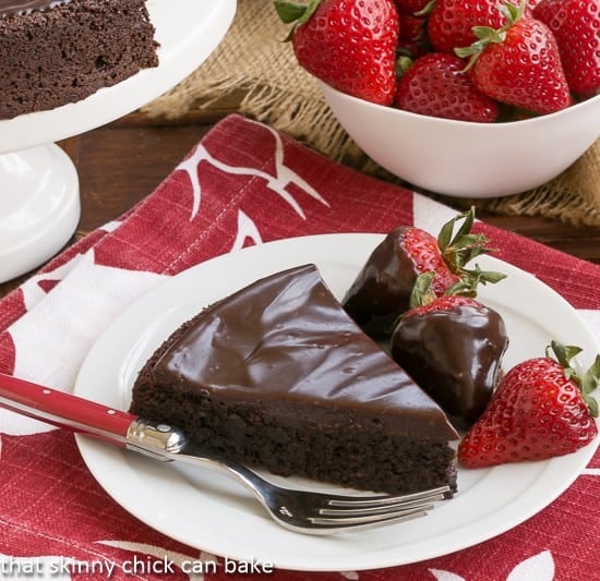 Flourless Double Chocolate Cake | An intensely chocolate cake for you chocoholics!