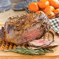 Glazed Leg of Lamb with Garlic and Rosemary featured image