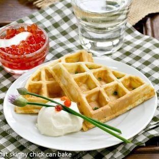 Smoked Salmon Waffles | Waffles with a savory twist!