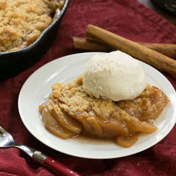 Grilled Apple Crisp #SundaySupper