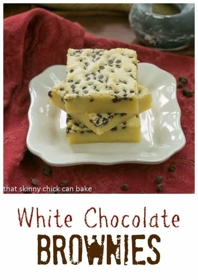White Chocolate Brownies - White chocolate lovers will go nuts for these dense, delicious "brownies!"