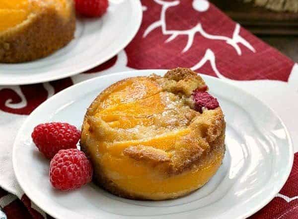 Oven Roasted Peach Cakes | A terrific, adaptable dessert featuring stone fruit!