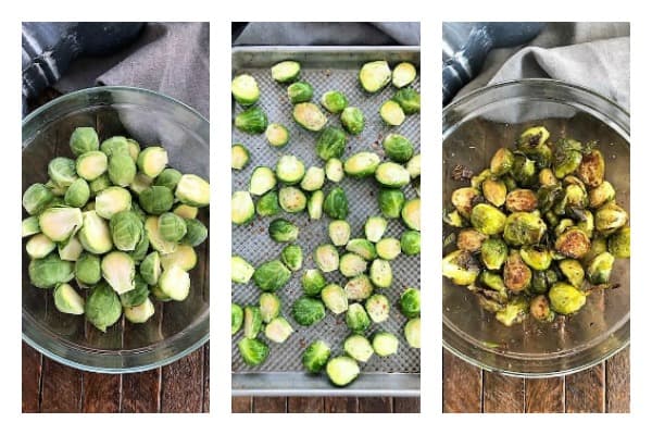 How to Roast Brussels sprouts photos.