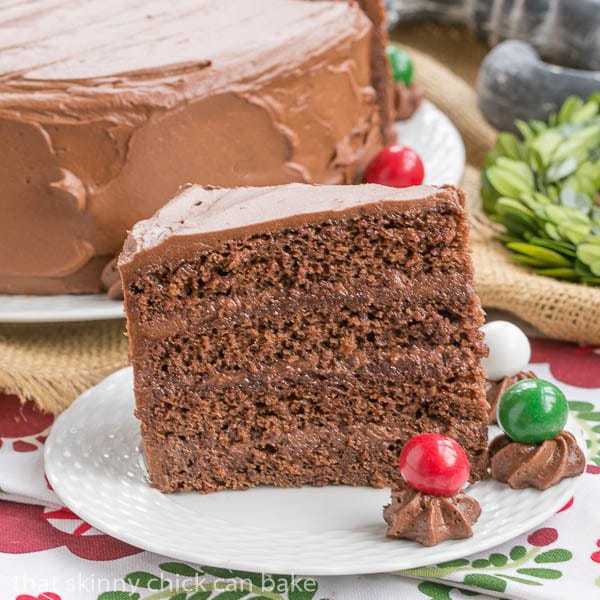 Devil's Food Cake for Festivus | That Skinny Chick Can Bake