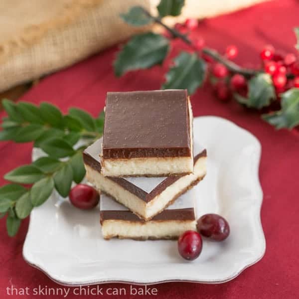 Ganache Topped Cheesecake Bars | An easy, swoon worthy dessert!