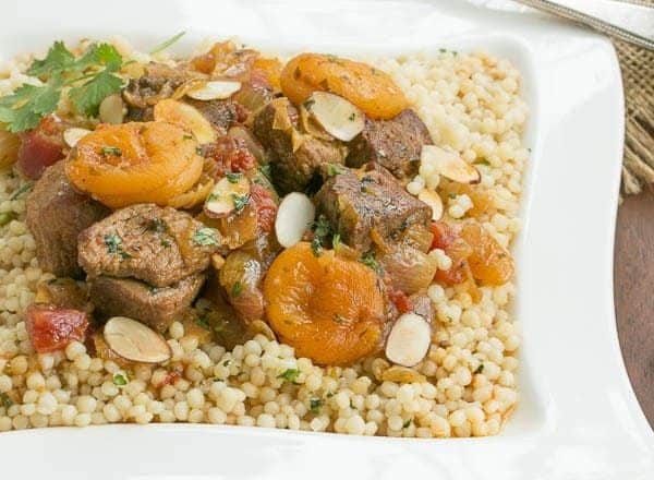 Lamb Tagine with Dried Apricots | Comfort food with a Moroccan influence