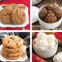 Best Cookie Recipes collage with 4 photos.