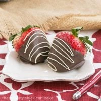 Mascarpone Filled Chocolate Covered Strawberries #ValentinesDay