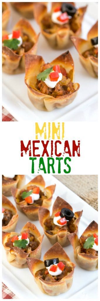 Mini Mexican Tarts | Crispy Shells filled with spiced sausage and cheese!