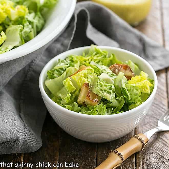 Caesar salad recipe box image