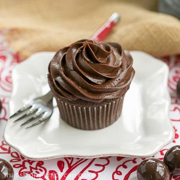 Perfect Chocolate Cupcakes - Terrific chocolate cupcakes with a swirl of decadent chocolate buttercream