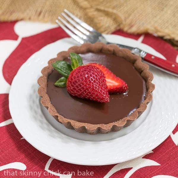 Double Chocolate Tartlets | An elegant chocolate dessert