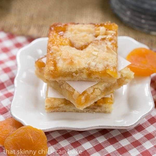 Apricot Bars | Scrumptious layered bars with coconut, almonds and apricot preserves