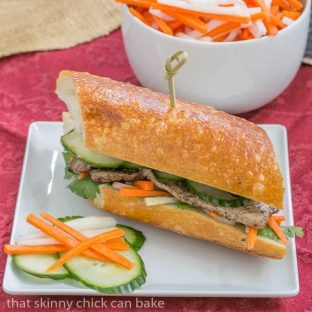 Grilled Pork Báhn Mì Sandwich |The classic Vietnamese sandwich you can make at home!